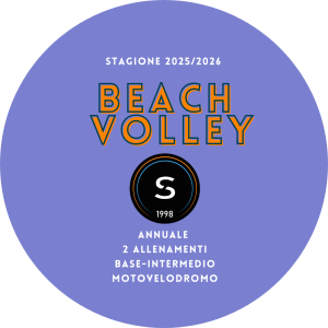 CORSO BEACH VOLLEY annuale 25/26 Motovelodromo base/intermedio-2 allenamenti