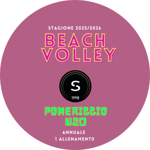 CORSO BEACH VOLLEY UNDER 20 annuale 25/26 1 allenamento