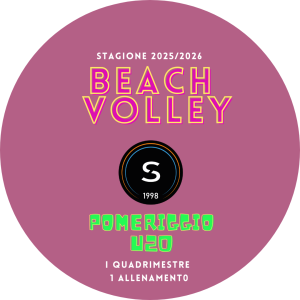 CORSO BEACH VOLLEY UNDER 20 primo quadrimestre 25/26 1 allenamento
