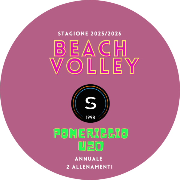 CORSO BEACH VOLLEY UNDER 20 primo quadrimestre 25/26 2 allenamenti