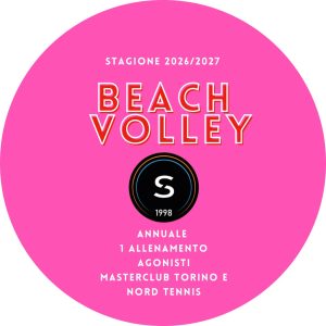 Corso beach volley ANNUALE 26/27 Masterclub-Nord Tennis PRO 1 allenamento