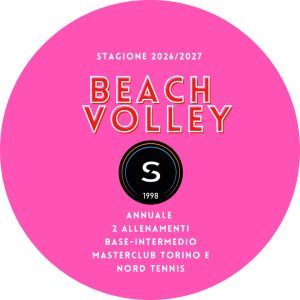 Corso beach volley ANNUALE 26/27 Masterclub-Nord Tennis BASE/INTERMEDI 2 allenamenti