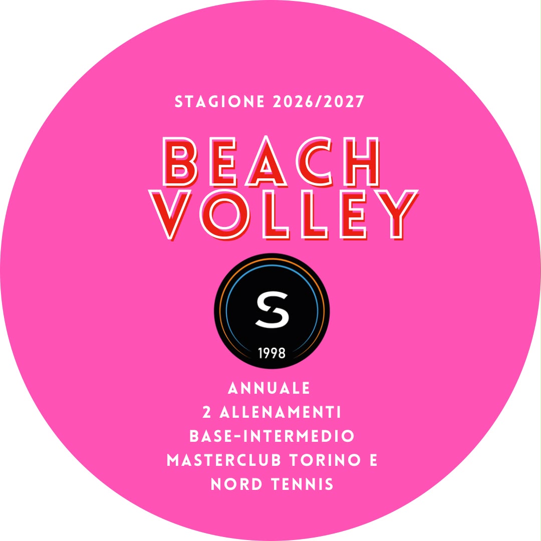 Corso beach volley ANNUALE 26/27 Masterclub-Nord Tennis BASE/INTERMEDI 2 allenamenti