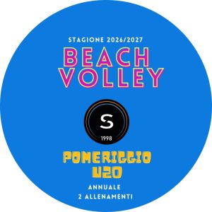 CORSO BEACH VOLLEY UNDER 20 annuale 26/27 2 allenamenti